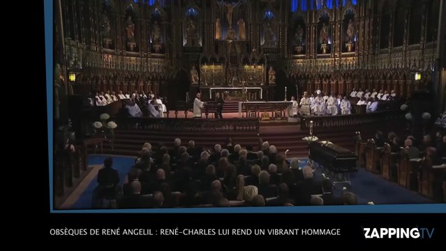 Obsèques de René Angelil : René-Charles lui rend un vibrant hommage (Vidéo)