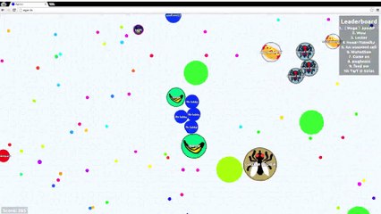 Playing agar.io No commentary ep.1