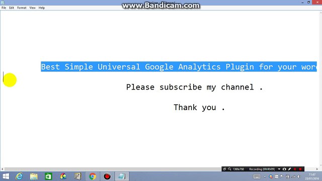 Best Simple Universal Google Analytics Plugin for your wordpress website