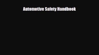 [PDF Download] Automotive Safety Handbook [PDF] Online
