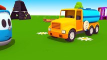 TRUCK Cartoons - Leo the Toy Trucks WATER TANKER TRUCK!