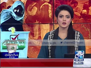 Polling for local government elections in Sanghar