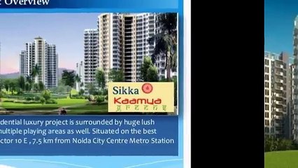 Sikka Kaamya Greens- An upcoming project