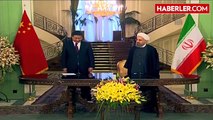 Ruhani ve Cinping İmza Töreni Sonrası Konuşma Yaptı