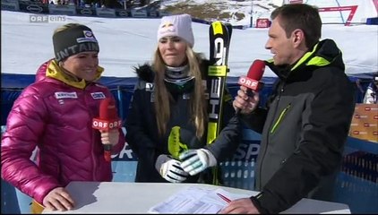 Lindsey Vonn Interview 74th WIN