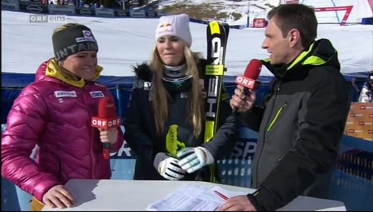 Lindsey Vonn Interview 74th WIN