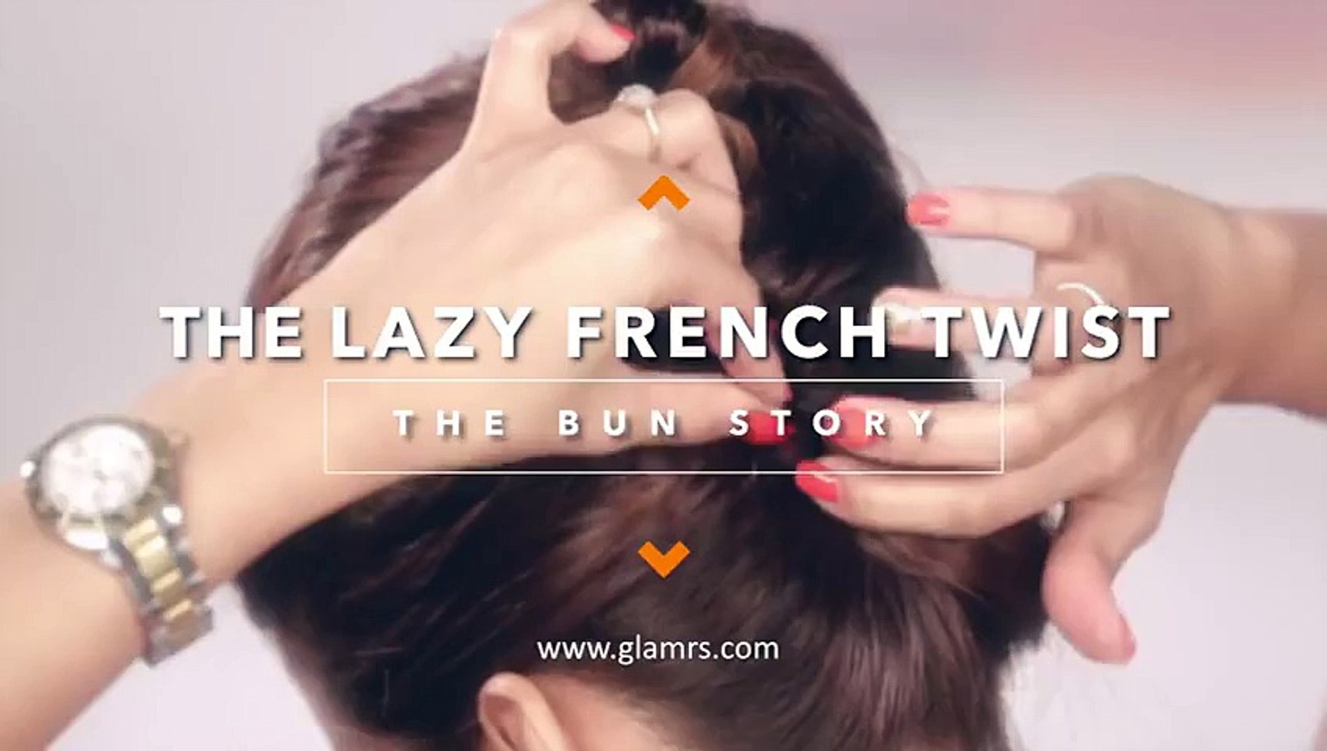 Quick And Easy French Twist Bun Updo Updo Hairstyles Video
