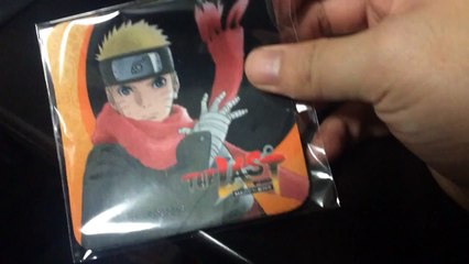 ナルト・ザ・ムービー「THE LAST」コースターと写輪眼マカロン