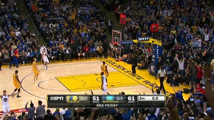 Steph Curry Drains the Half-Court Shot