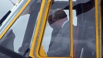 The Prince of Wales visits The Duke of Cambridge at RAF Valley