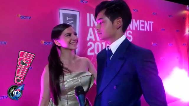 Randy-Cassie Makin Mesra di Ajang Infotainment Awards 2016 - Cumicam 23 Januari 2016