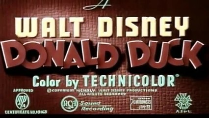 Paperino e la Pazienza Cured Duck cartoni Disney-ITA 1945