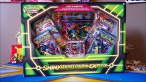 Opening Pokemon Shiny Rayquaza EX Collection Box! Full Art@