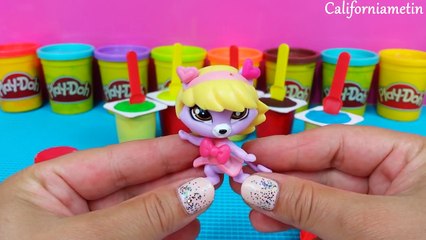 Play Doh Surprise Yougurt Dippin Dots Minions Frozen LPS The Smurfs Minnie Mouse