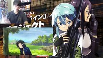Sword Art Online 2 Episode 12: Death Gun vs Kirito ソードアート・オンライン II (Gun Gale Online) Review