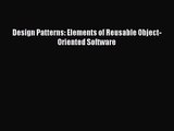 [PDF Download] Design Patterns: Elements of Reusable Object-Oriented Software [Download] Online