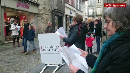 Quimper. Happening de soutien à Jacqueline Sauvage