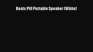 Beats Pill Portable Speaker (White)