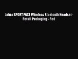 Jabra SPORT PACE Wireless Bluetooth Headset- Retail Packaging - Red