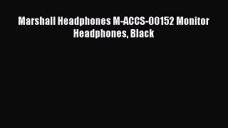 Marshall Headphones M-ACCS-00152 Monitor Headphones Black