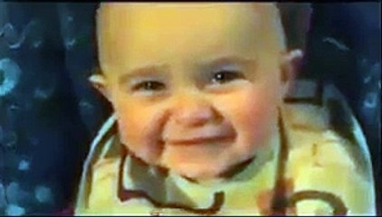 Baby gets excited when he heard his mother sing