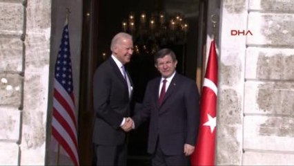 Davutoğlu-Biden Görüşmesi Başladı