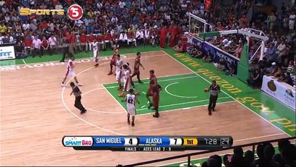 FINALS G3  SAN MIGUEL VS ALASKA - Q1   Philippine Cup 2015-2016