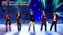 One Direction sing Total Eclipse of the Heart The X Factor Live show 4 itv.com/xfactor