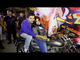 Varun Dhawan & Ekta Kapoor Riding A Bike For Main Tera Hero