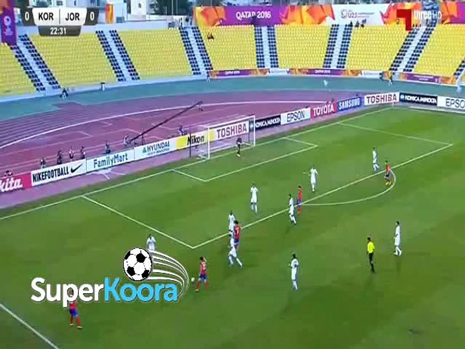 اهداف مباراة ( كوريا الجنوبية	 1-0 الأردن ) ربع نهائى كأس آسيا تحت 23 سنة - قطر