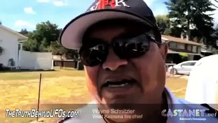 UFO Sighted On News Covering Fire in West Kelowna | 17-07-14