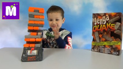 Играем в игру Дженга Квейк строим башню Jenga Quake