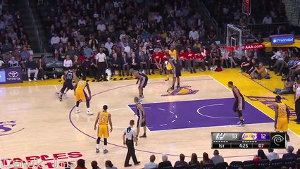 D\'Angelo Russell Full Highlights 2016.01.22 vs Spurs - 18 Pts, 3 Assists