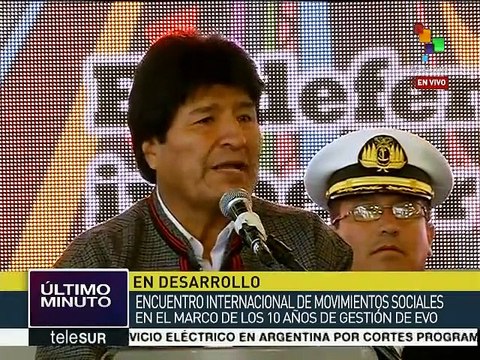 Morales: tenemos que defender a nuestros líderes antiimperialistas