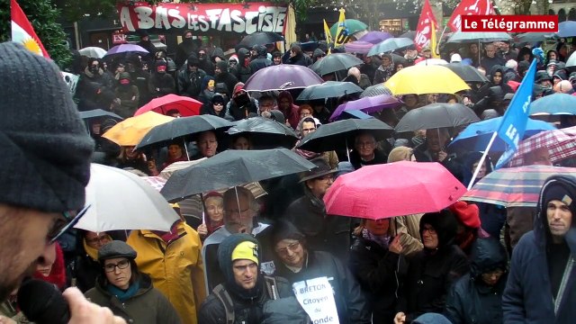 Quimper. De 800 à 900 manifestants rive droite, 150 rive gauche