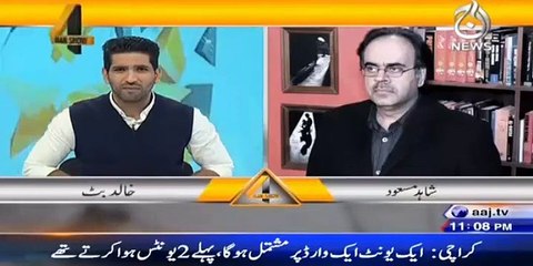 Funny Parody of Dr. Shahid Masood in 4 Man Show