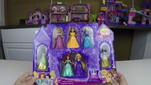 BIG DISNEY PRINCESS MAGICLIP DOLLS COLLECTION 7 Princesses Ariel Belle Kid-Friendly Toy Opening