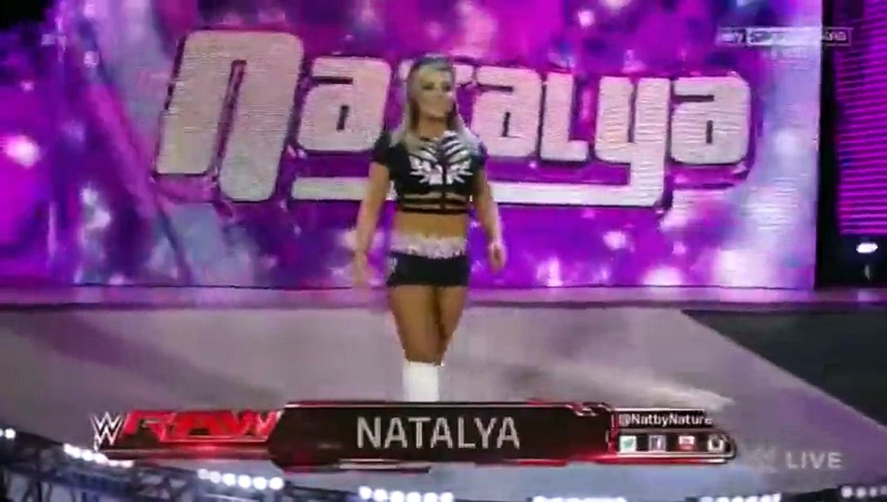 Nikki bella vs Natalya Raw January 5 2015