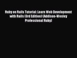 Ruby on Rails Tutorial: Learn Web Development with Rails (3rd Edition) (Addison-Wesley Professional