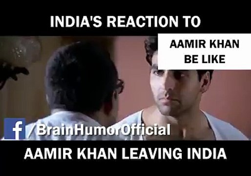 India's reaction to Aamir Khan's statement related to leaving India due to 'Intolerance' !!! - Amir Khan