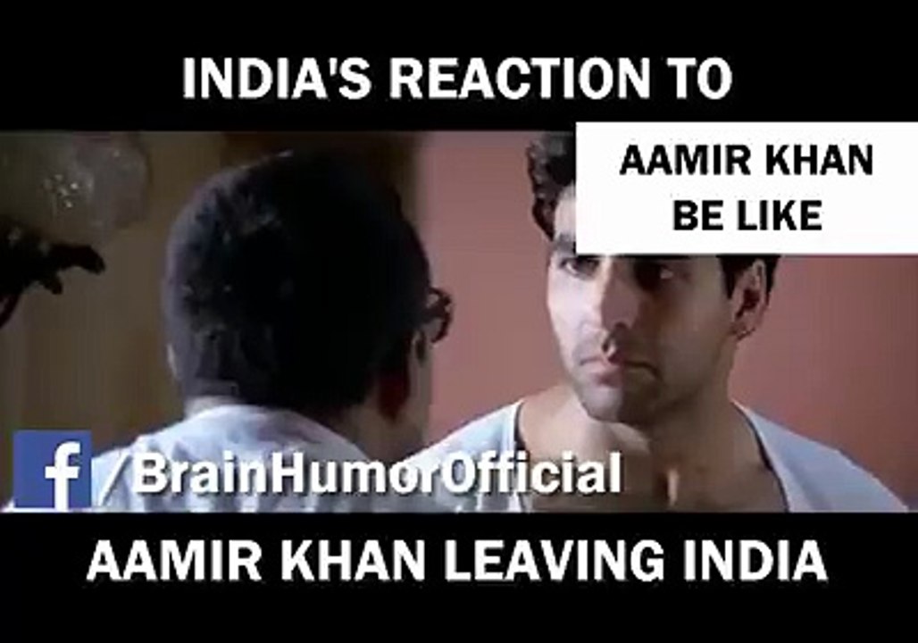 India's reaction to Aamir Khan's statement related to leaving India due to 'Intolerance' !!! - Amir Khan