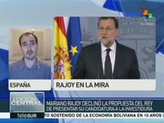España: Rajoy reconoce no tener apoyo suficiente