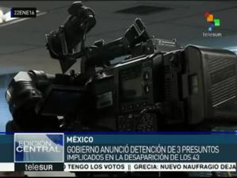 México: detienen 3 presuntos implicados en desaparición de normalistas