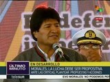 Morales agradece apoyo de movimientos sociales en 10 años de gestión