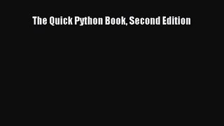 The Quick Python Book Second Edition  Free PDF