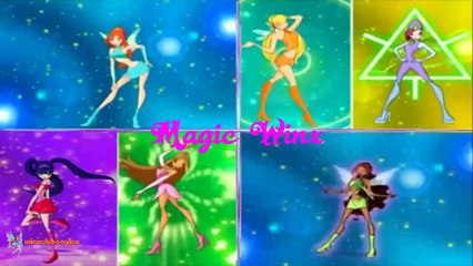 Winx Club All Transformations HD