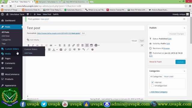 Lecture 5 coustem slider in wordpress website in hindi urdu