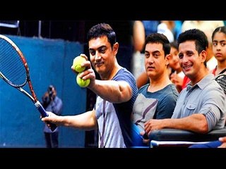 Aamir Khan @ All India Open Women's Tennis Tournament