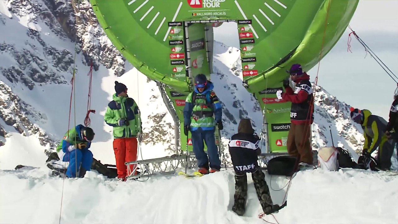 Run Loic Collomb-Patton (FRA) - Vallnord Arcalís - Swatch Freeride World Tour 2016