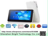 DHL Free Shipping Quad Core Cheap Tablet PC 9 inch A33 Android 4.4 Dual Camera 8GB Tablet 9 Capactiv